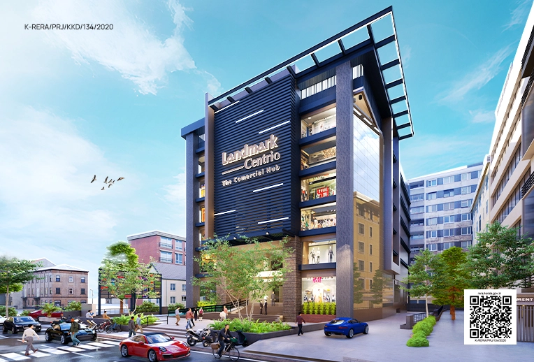 landmark centrio commercial space for sale in calicut town
